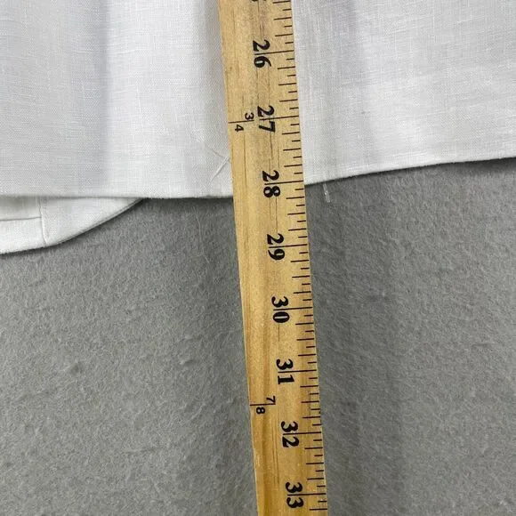 MADEWELL The Larsen Blazer Women Size XS 100% Linen White - Picture 16 of 16